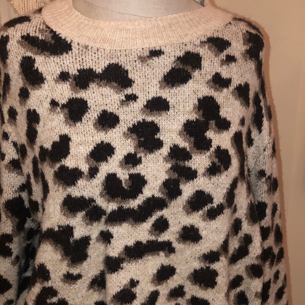 Print sweater